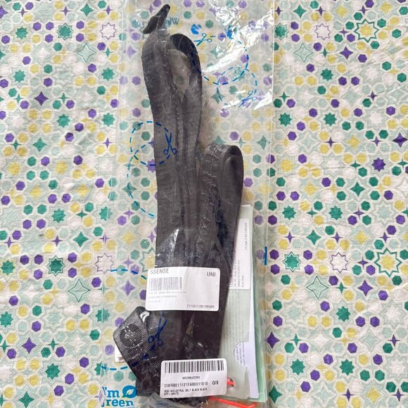 NWT OFF-WHITE Mini Logo Industrial Belt Black - Picture 3 of 13